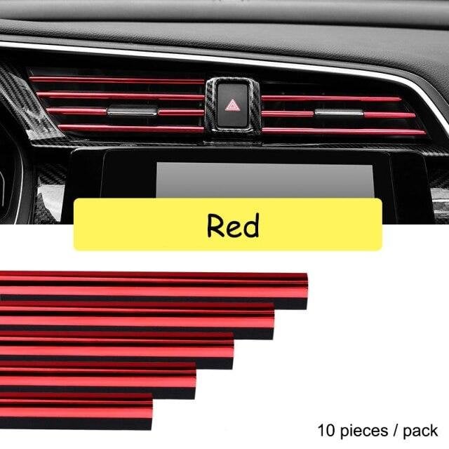 🌈Chromowana listwa wykończeniowa otworu wentylacyjnego samochodu🚗