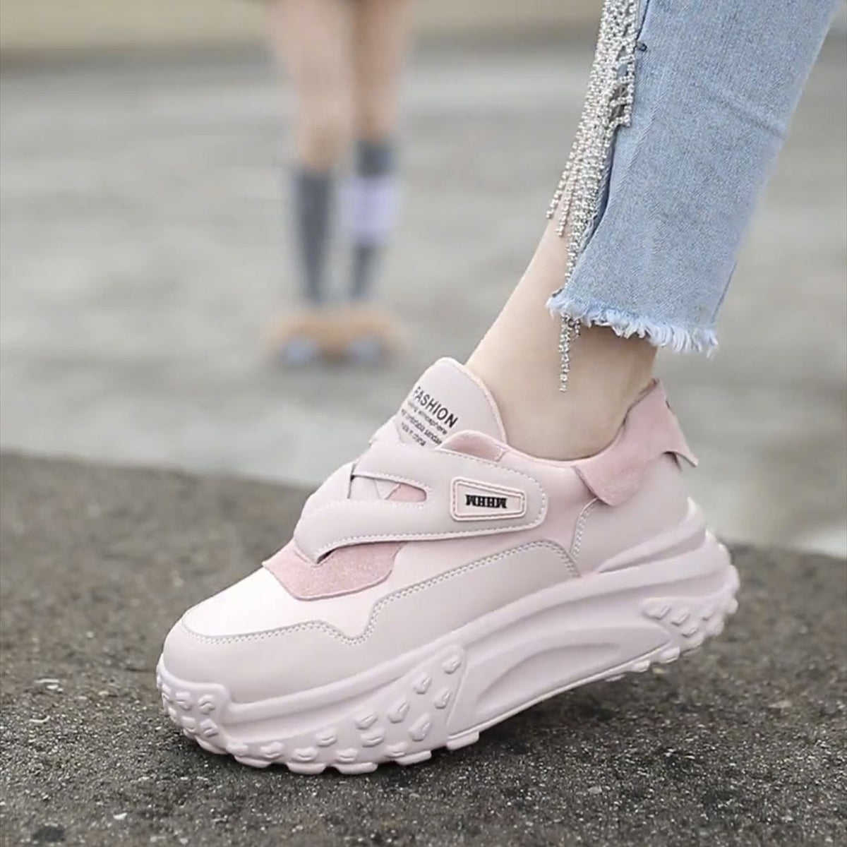 Outdoor Leather Comfy Sneakers