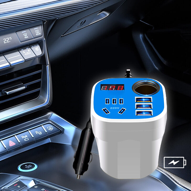 ✨Inverter Cup Type Converter for QC Car Charger ✨